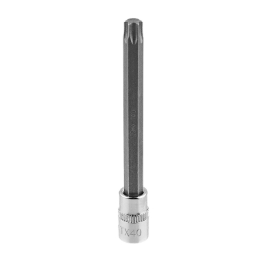 TORX TX40 antgalis su 1/4" galvute, ilgas, 87 mm 1