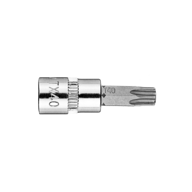 TORX TX40 antgalis su 1/4" galvutė, trumpuoju, 37 mm 2