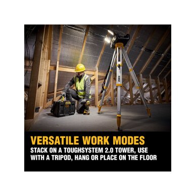 TOUGHSYSTEM® Įrankų dežė su apšvietimu DeWalt DWST08061-1 5
