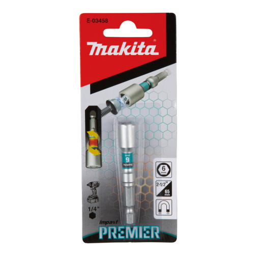 Sukimo antgalis Makita E-03458, H6-65mm, 1 vnt. Impact Premier 2