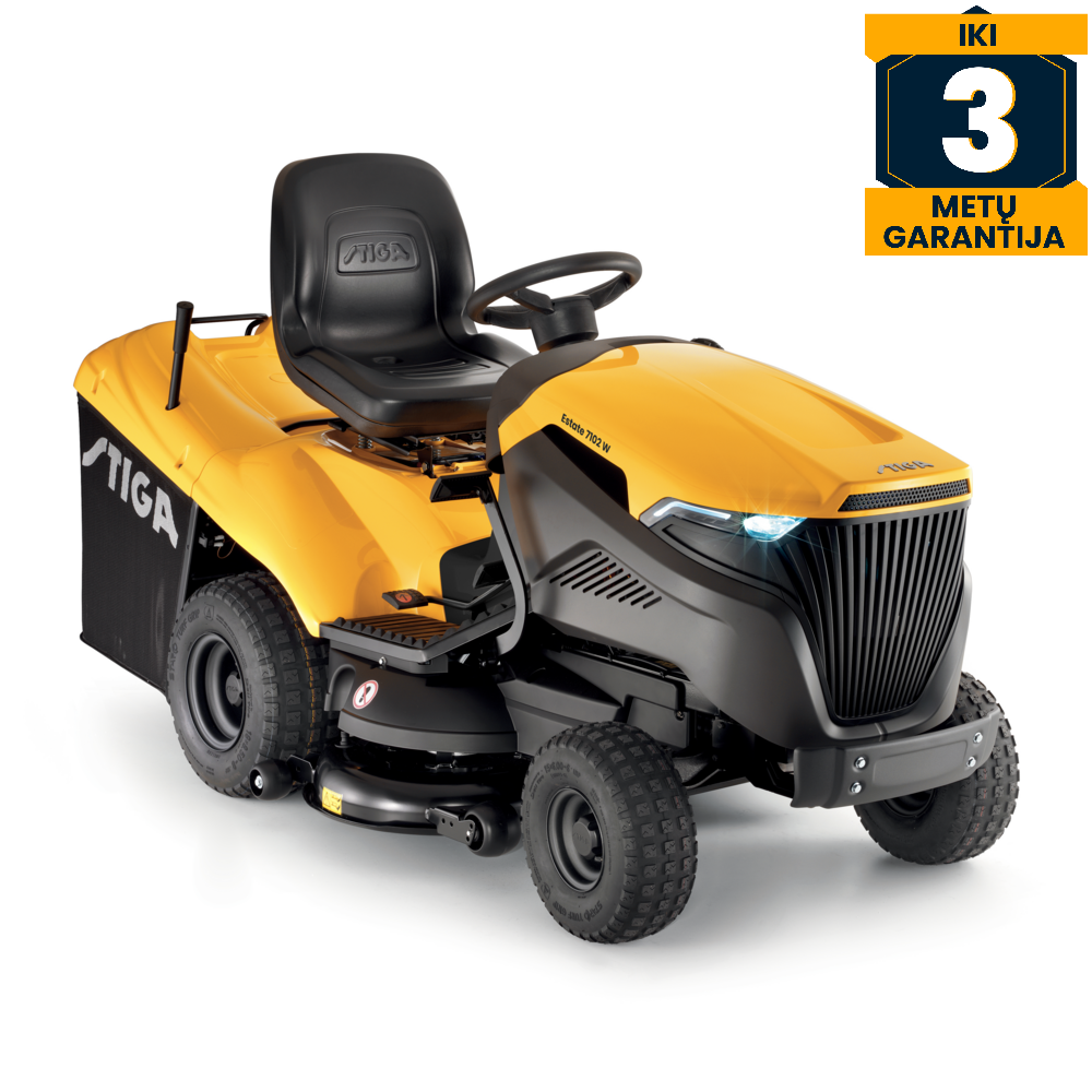 Traktoriukas su surinkimu - Stiga Estate 7102 W