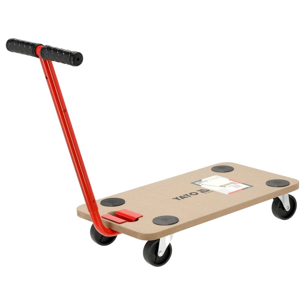 Transportavimo vežimėlis / platforma su rankena | 575 x 300 mm / iki 200 kg (YT-37422) Transportavimo vežimėlis / platforma su rankena | 575 x 300 mm / iki 200 kg (YT-37422)
