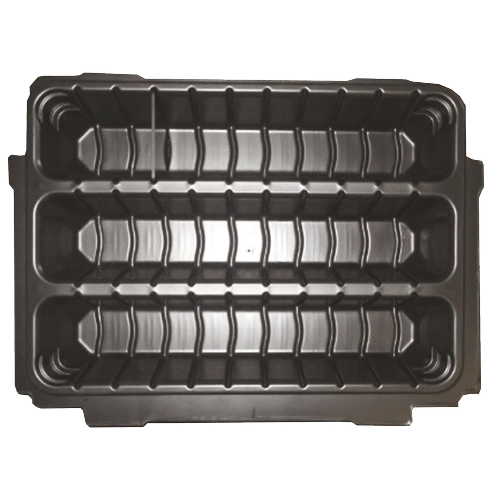 „MAKPAC“ įdėklas Makita P-83696, trijų skyrių ir 9 vnt. sienelių „MAKPAC“ įdėklas Makita P-83696, trijų skyrių ir 9 vnt. sienelių