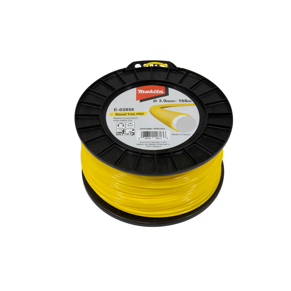 Valas trimeriui Makita E-02858, 3,0mm/168m, apvalus Valas trimeriui Makita E-02858, 3,0mm/168m, apvalus