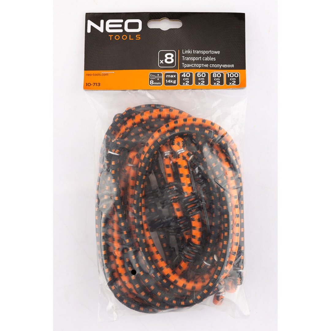 Transporto kabelių rinkinys iš 8 vnt 1