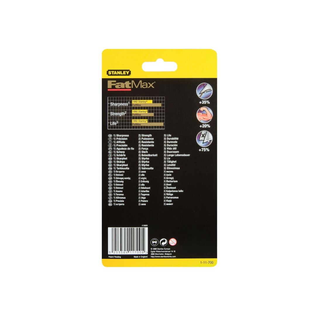 Trapecinės geležtės STANLEY FATMAX, 100 vnt   1-11-700 7
