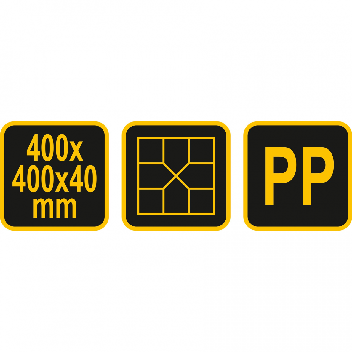 Trinkelių gaminimo forma Vorel, 400 x 400 mm 3 Trinkelių gaminimo forma Vorel, 400 x 400 mm 3