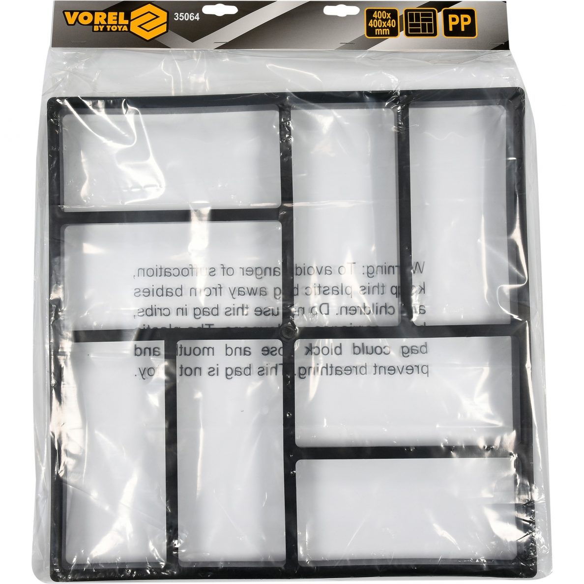 Trinkelių gaminimo forma Vorel, 400 x 400 mm 2 Trinkelių gaminimo forma Vorel, 400 x 400 mm 2