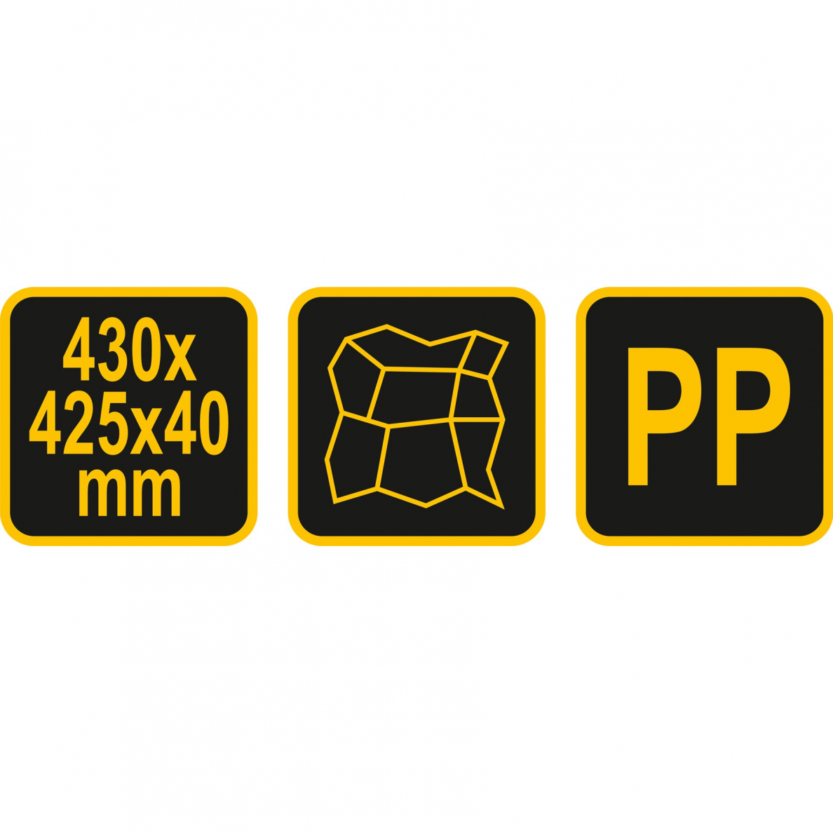 Trinkelių gaminimo forma Vorel, 400 x 440 mm 3 Trinkelių gaminimo forma Vorel, 400 x 440 mm 3