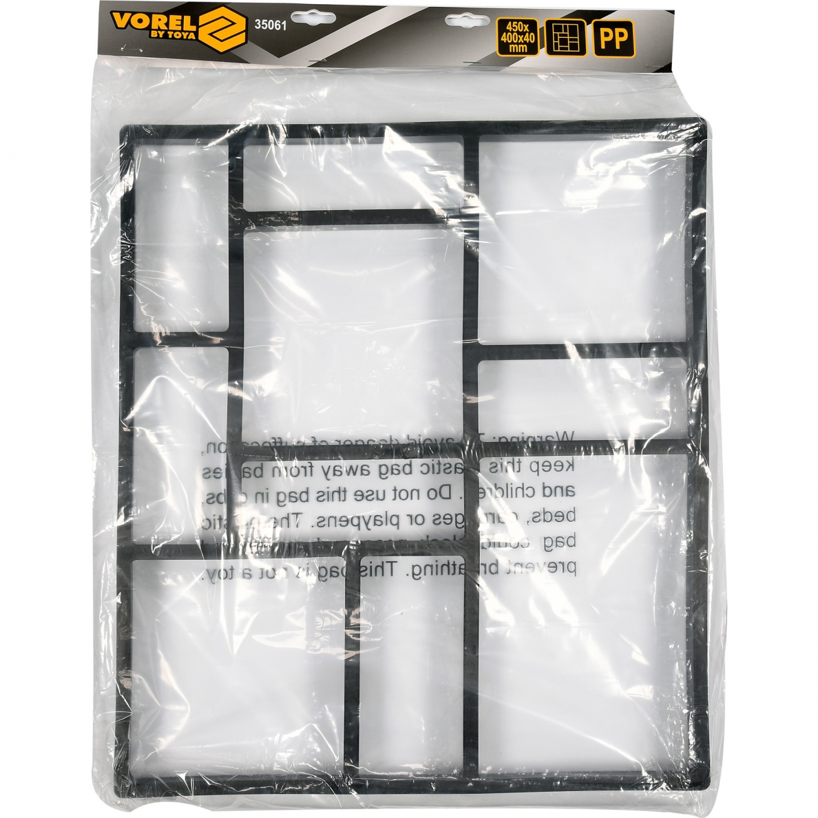 Trinkelių gaminimo forma Vorel, 400 x 440 mm 2 Trinkelių gaminimo forma Vorel, 400 x 440 mm 2