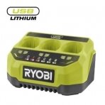 Trijų jungčių įkroviklis Ryobi USB Lithium™, 4V