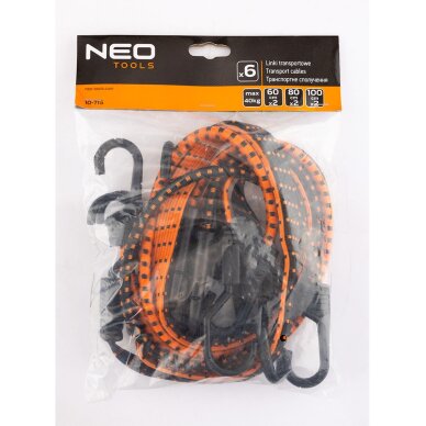 Transporto kabelių rinkinys iš 6 vnt 1 Transporto kabelių rinkinys iš 6 vnt 1