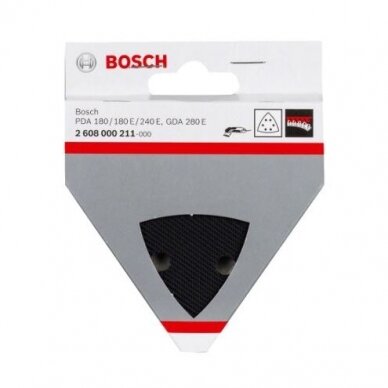 Trikamp. šlif. plokštė Bosch, PDA240, GDA280, 2608000211 1 Trikamp. šlif. plokštė Bosch, PDA240, GDA280, 2608000211 1