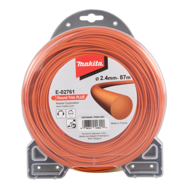 Trimerio valas Makita E-02761, 2,4mm/87m, apvalus Trimerio valas Makita E-02761, 2,4mm/87m, apvalus