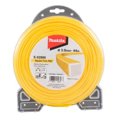 Kvadratinis valas trimeriams Makita E-02886, 3,0mm/44m Kvadratinis valas trimeriams Makita E-02886, 3,0mm/44m