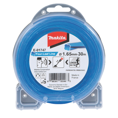 Ovalinės spiralės valas trimeriui Makita E-01747, 1,65MM X30 M 2 Ovalinės spiralės valas trimeriui Makita E-01747, 1,65MM X30 M 2