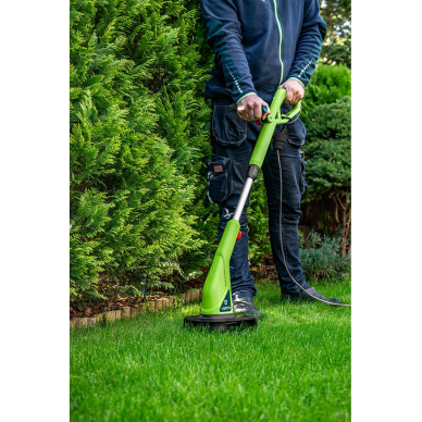 Elektrinis trimeris VERTO 350W, 250 mm 1 Elektrinis trimeris VERTO 350W, 250 mm 1