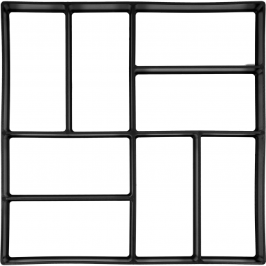 Trinkelių gaminimo forma Vorel, 400 x 400 mm 1 Trinkelių gaminimo forma Vorel, 400 x 400 mm 1