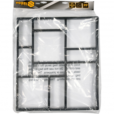 Trinkelių gaminimo forma Vorel, 400 x 440 mm 2 Trinkelių gaminimo forma Vorel, 400 x 440 mm 2