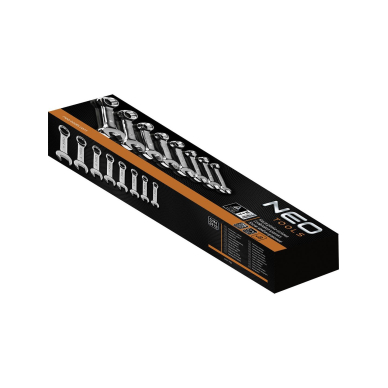 Trumpų kombinuotu raktų rinkinys 8-19mm, 8vnt. 1