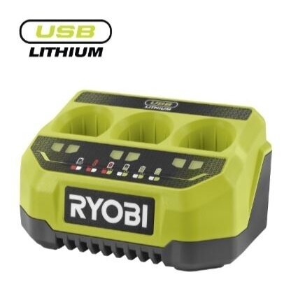 Trijų jungčių įkroviklis Ryobi USB Lithium™, 4V Trijų jungčių įkroviklis Ryobi USB Lithium™, 4V