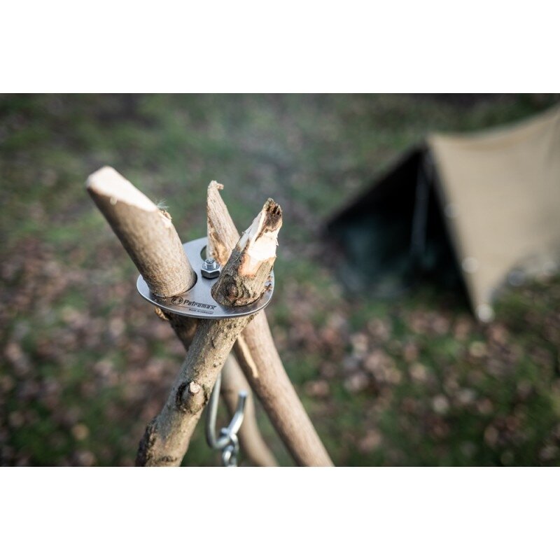 Trikojo laužo tvirtinimo žiedas ir kabliai Petromax Trikojo laužo tvirtinimo žiedas ir kabliai Petromax