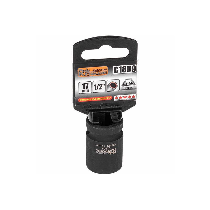 Trumpa smūginė galvutė 1/2, 21 mm 3 Trumpa smūginė galvutė 1/2, 21 mm 3