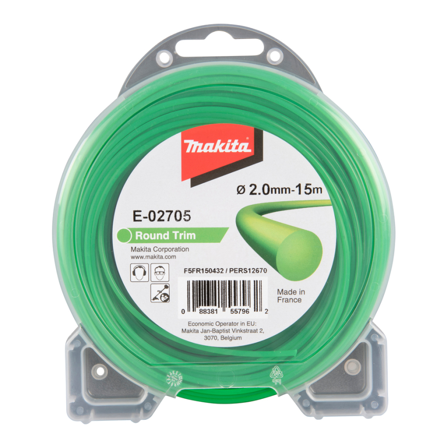 Trimerio valas Makita E-02705, 2,0mm/15m