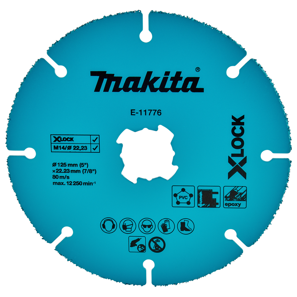 Pjovimo diskas Makita E-11776 X-LOCK, 125X2,0MM