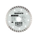 Turbo pjovimo deimantinis diskas, 125 x 22,22 mm, sausam pjovimui