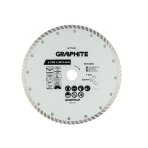 Turbo pjovimo deimantinis diskas, 230 x 22,22 mm, sausam ir šlapiam pjovimui