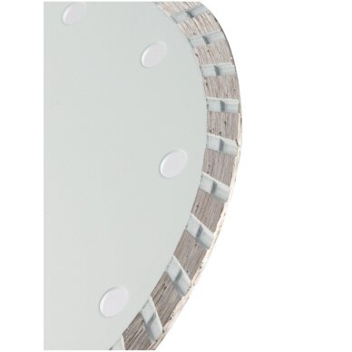 Turbo pjovimo deimantinis diskas, 115 x 22,22 mm, sausam pjovimui 4