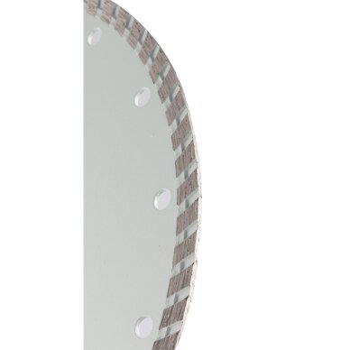 Turbo pjovimo deimantinis diskas, 230 x 22,22 mm, sausam pjovimui 4