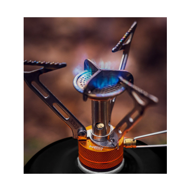 Turistinis dujų degiklis + 2 dujų kasetės 20-036 2