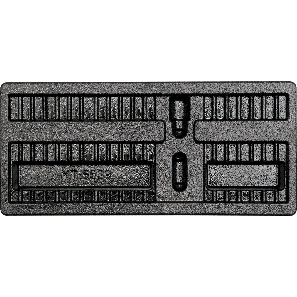 Tuščias dėklas antgaliams/bitukams 10mm (3/8") 40 vnt. (YT-55381) Tuščias dėklas antgaliams/bitukams 10mm (3/8") 40 vnt. (YT-55381)