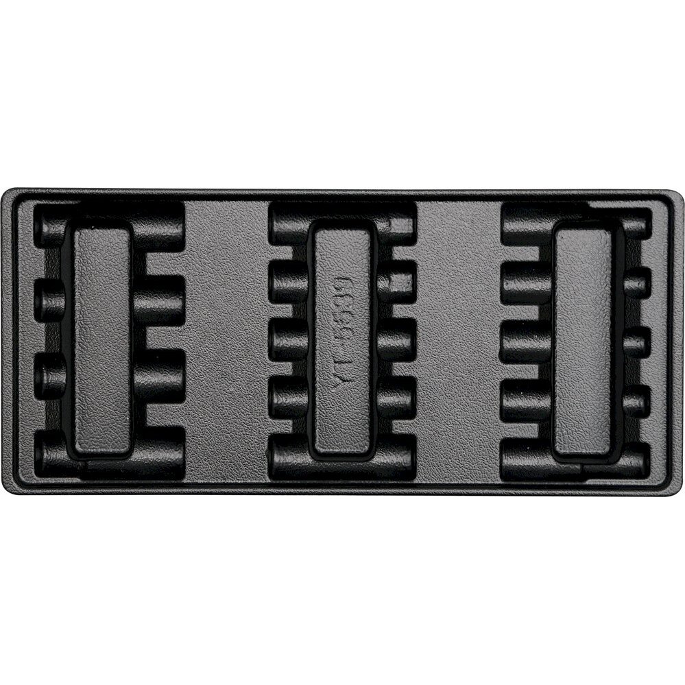 Tuščias padėklas į spintelę | ilgoms galvutėms | 12,5 mm (1/2") | 14 vnt. (YT-55391) Tuščias padėklas į spintelę | ilgoms galvutėms | 12,5 mm (1/2") | 14 vnt. (YT-55391)