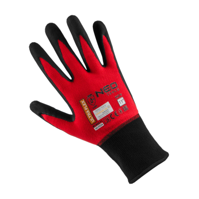 Ultraflex darbo pirštinės, nailono-spandekso, polimetilnitrilo (putų) danga, 4131X, 11 dydis 3