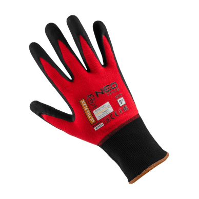 Ultraflex darbo pirštinės, nailono-spandekso, polimetilnitrilo (putų) danga, 4131X, 9 dydis 3 Ultraflex darbo pirštinės, nailono-spandekso, polimetilnitrilo (putų) danga, 4131X, 9 dydis 3