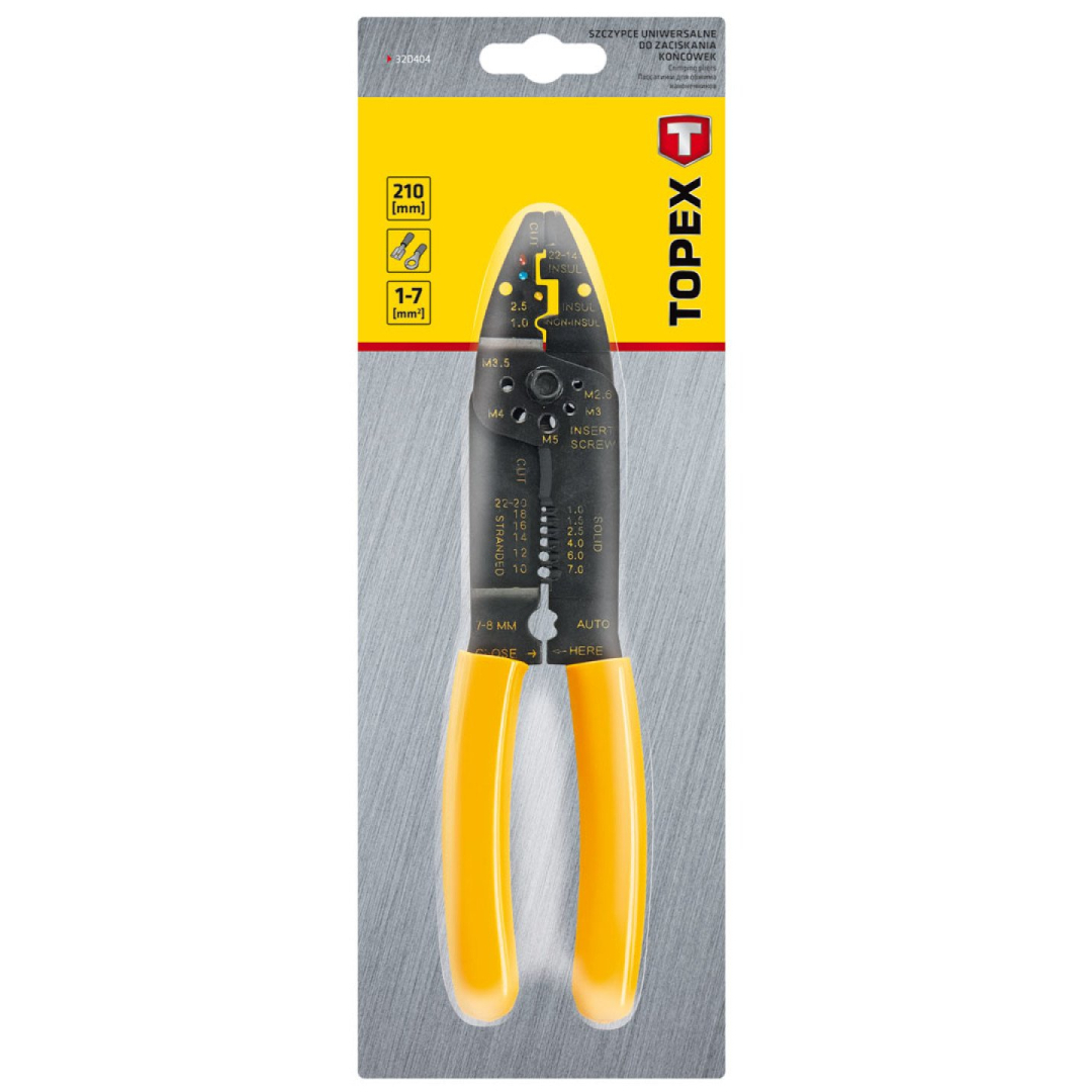 Universalios replės antgaliams (užspaudimui) 230mm 1 Universalios replės antgaliams (užspaudimui) 230mm 1