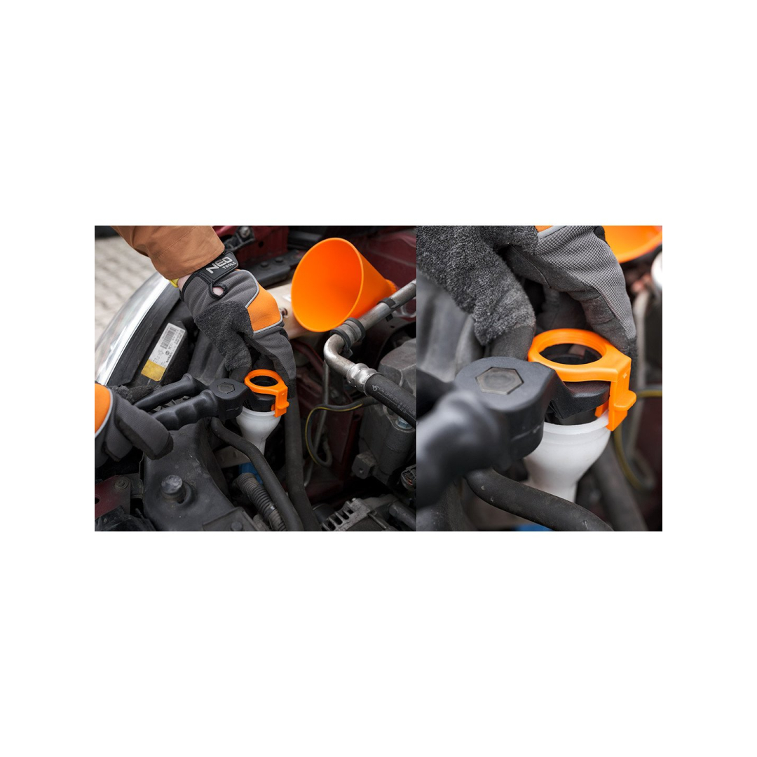 Universalus piltuvas 125mm, su tvirtinimo kronšteinu 3