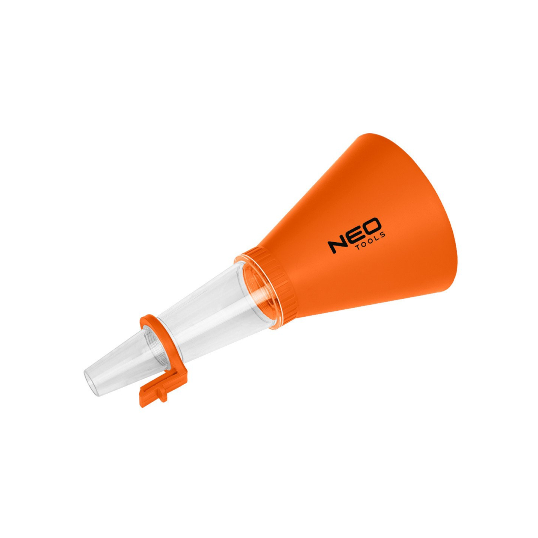 Universalus piltuvas 125mm, su tvirtinimo kronšteinu 7