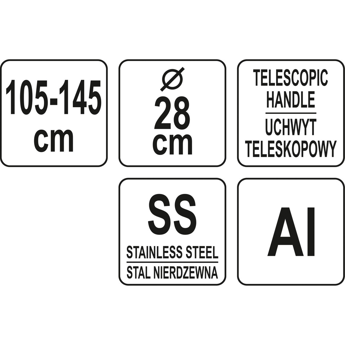 Universalus surinkimo įrenginys FLO, 105-145 X 28 cm 4 Universalus surinkimo įrenginys FLO, 105-145 X 28 cm 4