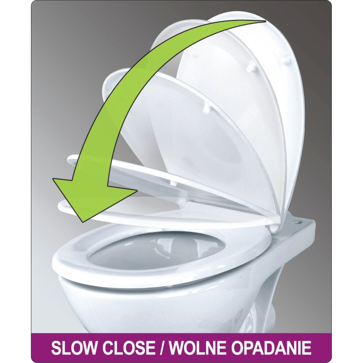 Unitazo dangtis su savaiminio uždarymo mechanizmu (75470)