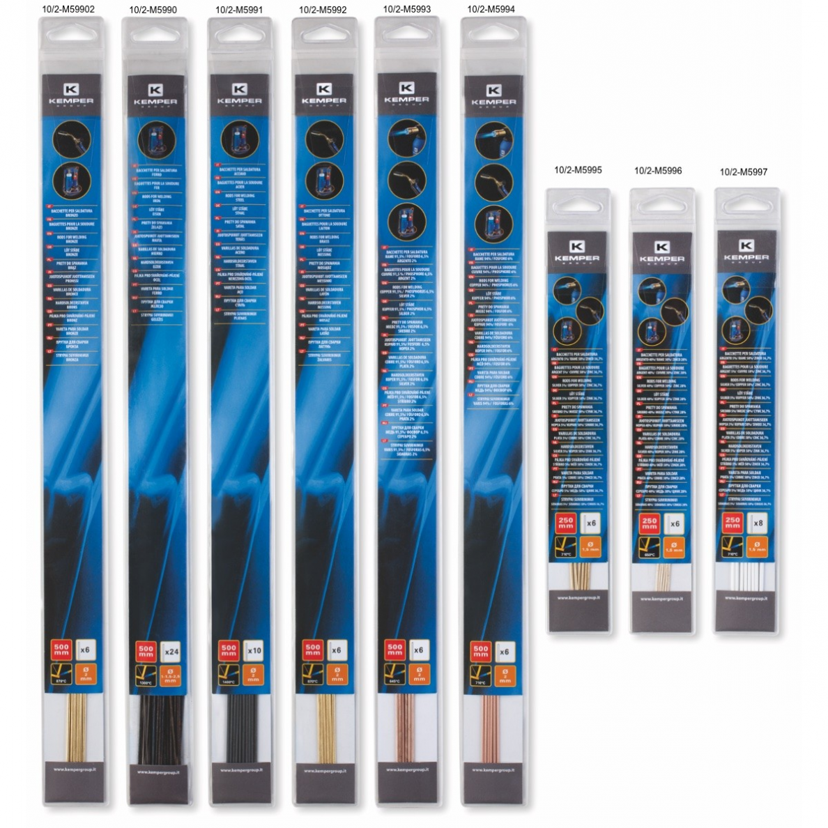 Universalus lydmetalis „KEMPER" 6 vnt. Universalus lydmetalis „KEMPER" 6 vnt.