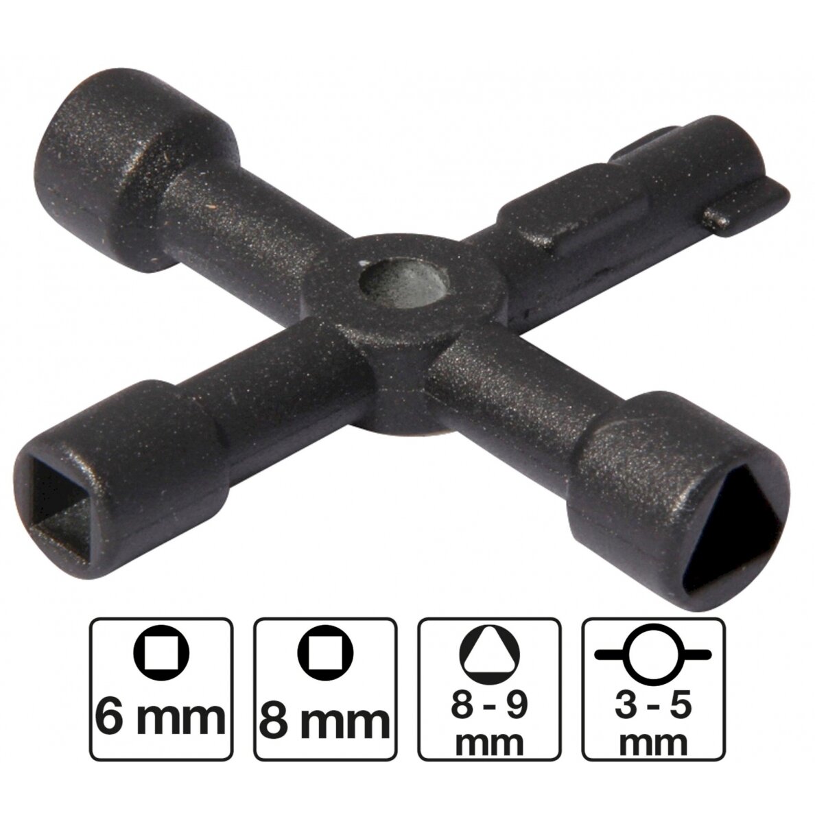 Universalus skydinės/komutatoriaus raktas (9803) Universalus skydinės/komutatoriaus raktas (9803)