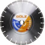 Universalus deimantinis diskas GOLZ LB20 300x25,4mm