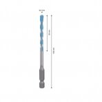Universalus grąžtas Bosch HEX-9 Multi Construction, 5x50x100 mm 2608900571
