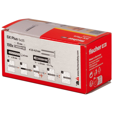 Univers. kaišt. SX Plus 5x25 mm, 100 vnt. 2 Univers. kaišt. SX Plus 5x25 mm, 100 vnt. 2