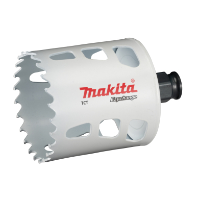 Universali gręžimo karūna Makita E-06753, EZYCHANGE TCT, 64mm 1 Universali gręžimo karūna Makita E-06753, EZYCHANGE TCT, 64mm 1