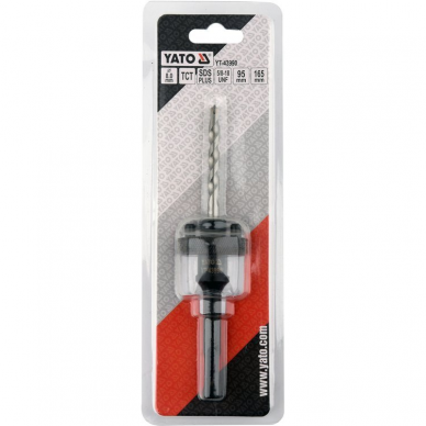 Laikiklis gręžimo karūnai Yato, SDS plus, 5/8"-18UNF 2